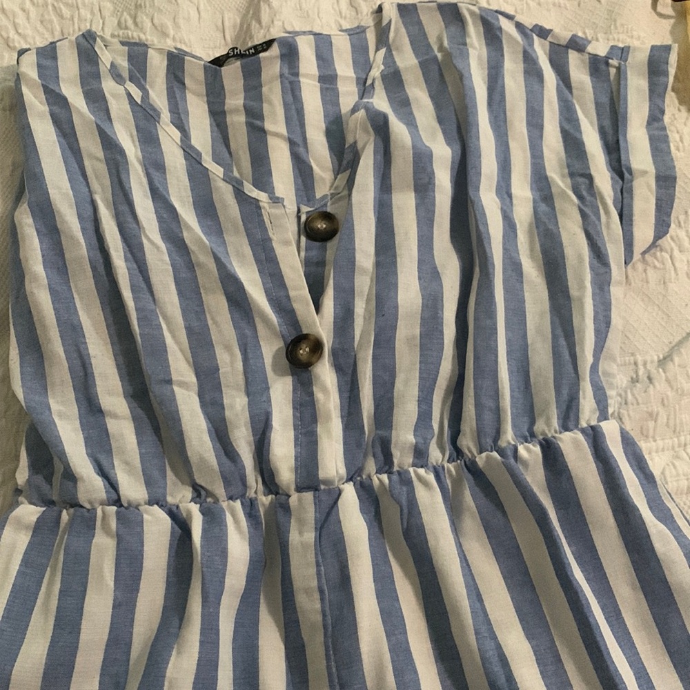 Striped romper